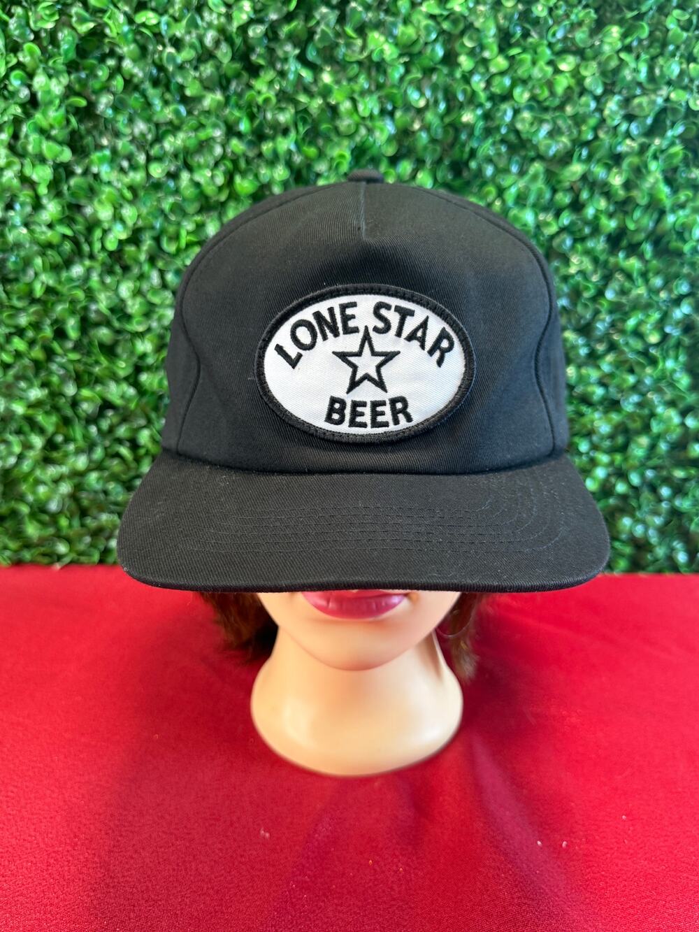 Lone Star Beer Tacker Patch Hat Black National Beer of Texas Snapback Cap Gift
